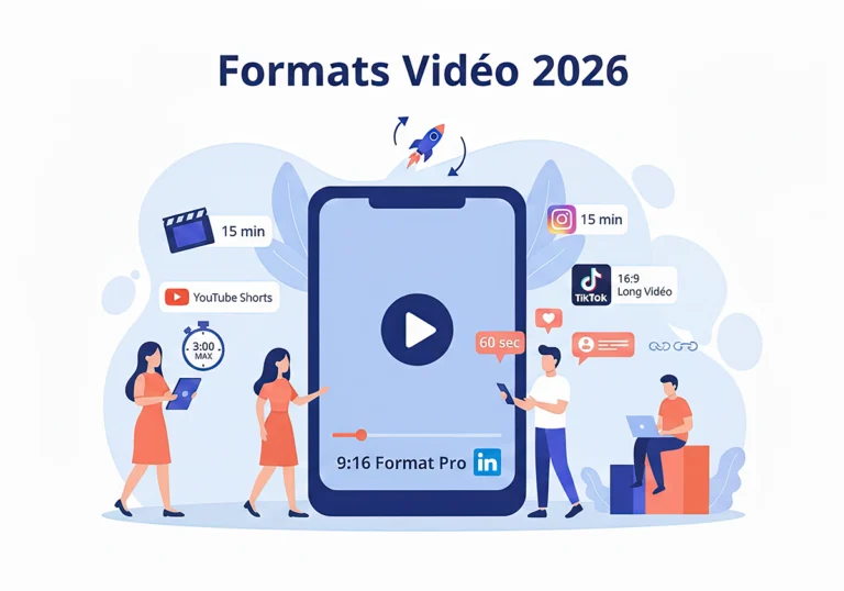 Formats vidéos réseaux sociaux 2026