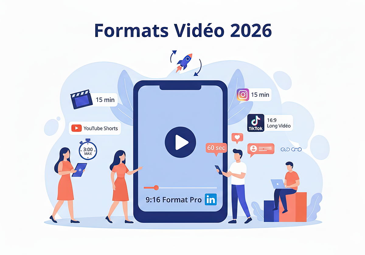 Formats vidéos réseaux sociaux 2026